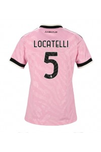Juventus Manuel Locatelli #5 Jalkapallovaatteet Naisten Vieraspaita 2026-27 Lyhythihainen